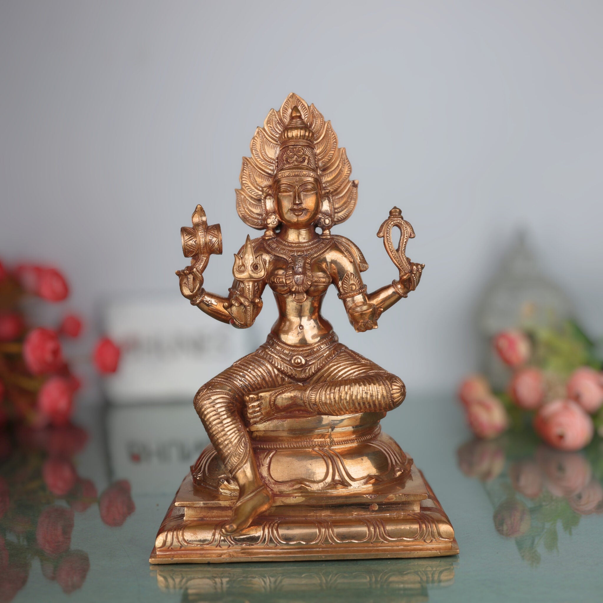 Handcrafted Panchaloha Mariamman Idol