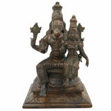 Handcrafted Bronze Varaha Lakshmi Idol | Panchaloha Varahi Amman Statue | Traditional South Indian Chola Art Lakshmi Varahi Murti for Temple & Home Pooja          Ask ChatGPT,Brown, 6 Inch, 1 Piece