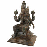 Handcrafted Bronze Varaha Lakshmi Idol | Panchaloha Varahi Amman Statue | Traditional South Indian Chola Art Lakshmi Varahi Murti for Temple & Home Pooja          Ask ChatGPT,Brown, 6 Inch, 1 Piece