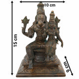 Handcrafted Bronze Varaha Lakshmi Idol | Panchaloha Varahi Amman Statue | Traditional South Indian Chola Art Lakshmi Varahi Murti for Temple & Home Pooja          Ask ChatGPT,Brown, 6 Inch, 1 Piece