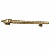 Bhunes Brass Diya, Diyas Lamp, Puja Lamps, Diya, Deepam, Pooja Lamps, Deep, Deepam For Home Decor,Gold, 16 Inch, 1 Piece