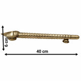 Bhunes Brass Diya, Diyas Lamp, Puja Lamps, Diya, Deepam, Pooja Lamps, Deep, Deepam For Home Decor,Gold, 16 Inch, 1 Piece