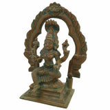 Bronze Mariamman Idol | Panchaloha Mariamma Statue | Muthumariamma, Samayapuram Mariamman, Yellamma, Pochamma, Maisamma, Gangamma, Mahankali Amma, Shakti Amma Vigraham for Puja & Temple, Brown, 6.5 Inch, 1 Piece