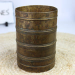 Brass Antique Vintage Measuring Bowl – Traditional Handcrafted Dokra Bastar Bowl For Home & Collectors