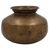 Bhunes Antique Brass Loota, Lota Poja Cambu, Water Loota, Jal Lota, Poja Cambu, Lotiya, Gangajali Stoup,Gold, 5 Inch, 1 Piece