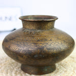Antique Brass Loota, Lota Poja Cambu, Water Loota, Jal Lota, Poja Cambu, Lotiya, Gangajali Stoup