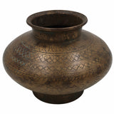 Bhunes Antique Brass Loota, Lota Poja Cambu, Water Loota, Jal Lota, Poja Cambu, Lotiya, Gangajali Stoup,Gold, 4.5 Inch, 1 Piece