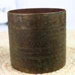 Brass Antique Vintage Measuring Bowl – Traditional Handcrafted Dokra Bastar Bowl For Home & Collectors