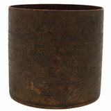 Bhunes Brass Antique Vintage Measuring Bowl – Traditional Handcrafted Dokra Bastar Bowl For Home & Collectors,Brown, 4 Inch, 1 Piece