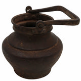 Bhunes Antique Brass Loota, Lota Poja Cambu, Water Loota, Jal Lota, Poja Cambu, Lotiya, Gangajali Stoup,Brown, 4.5 Inch, 1 Piece