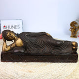 Handcrafted Brass Sleeping Buddha Idol
