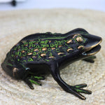 Brass Frog Sculpture