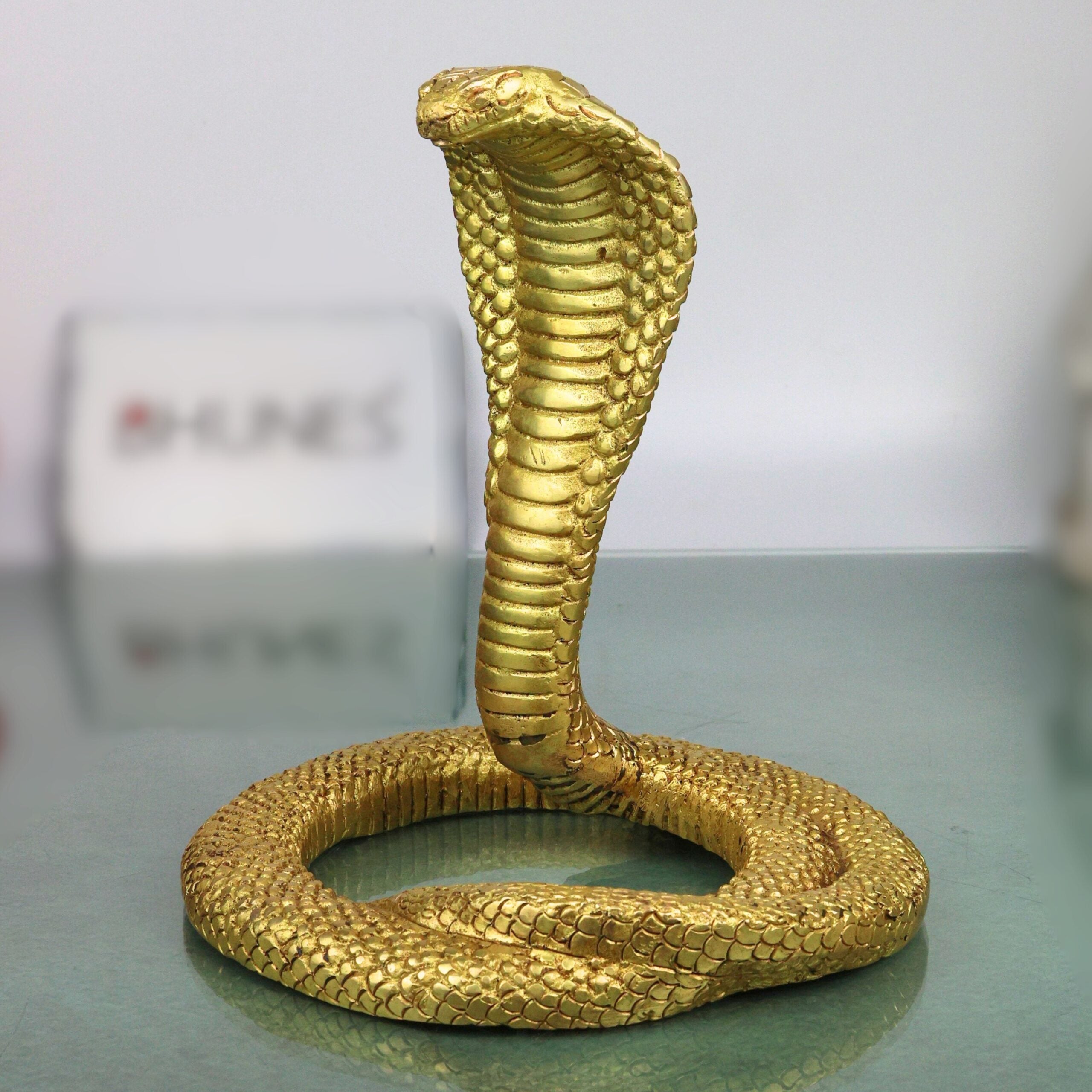 Brass Snake Idol – Handcrafted Naga Raj Murti For Home Décor, Temple & Spiritual Protection