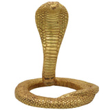 Bhunes Brass Snake Idol – Handcrafted Naga Raj Murti For Home Décor, Temple & Spiritual Protection,Gold, 7.5 Inch, 1 Piece