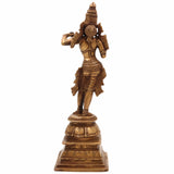 Brass Shree Ram Idol | Lord Rama Ramachandra Murti | Handcrafted Pital Ramji Statue for Home Temple Pooja Decor | Raghunandan Ayodhya Ram Vigraha,Gold, 11 Inch, 1 Piece