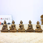 Brass Five Dhyani Buddhas Idol