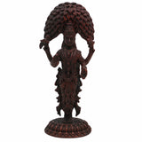 Copper Vasavi Kanyaka Parameshwari Idol | Kanyaka Parameswari Murti | Goddess Vasavi Statue for Pooja, Home Temple, Decor & Gifts | Vasavi Devi Murti, 8cm, 100g,Brown, 3 Inch, 1 Piece