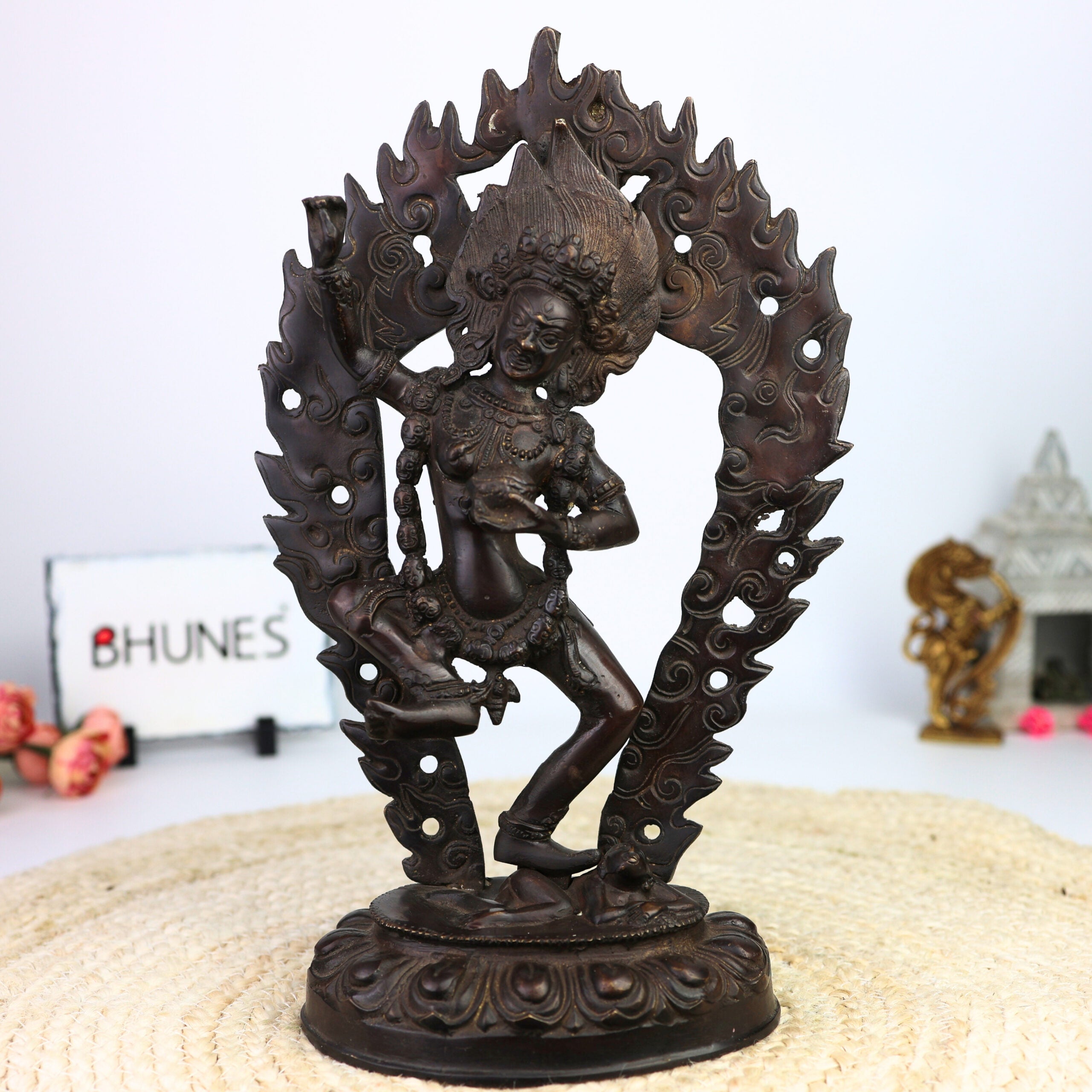 Brass Kapali Kali Idol