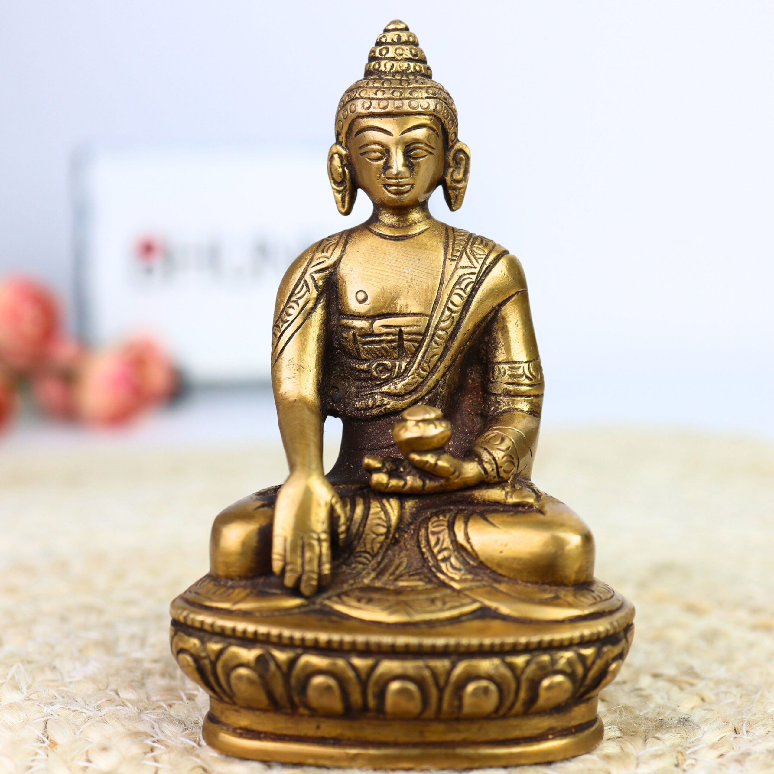 Brass Buddha Idol | Gautam Buddha Murti