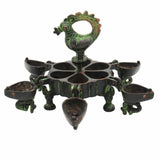 Bhunes Brass Decorative Boxes, Box, Multipurpose Boxes, Sindoor Boxes, Sindhur Box, Antique, Box,Black, 4.5 Inch, 1 Piece