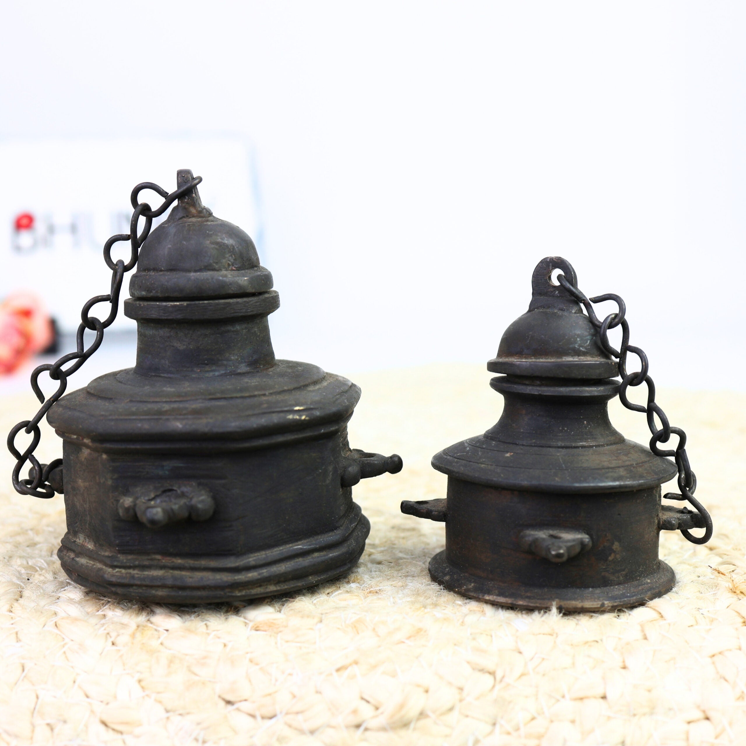 Brass Antique Ink Pot – Vintage Handcrafted Inkpot | Traditional Syaahee Ka Bartan For Collectors & Home Décor
