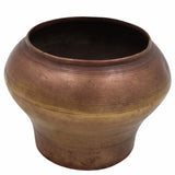 Bhunes Brass Antique Vintage Measuring Bowl – Traditional Handcrafted Kitchen & Decorative Collectible,Gold, 4.5 Inch, 1 Piece