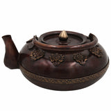 Bhunes Bhunes Brass Surahi & Kettles – Vintage Ewer, Pitcher, Pot, Jug | Handcrafted Decorative Gift & Home Décor, Capacity: 400Ml,Brown, 6 Inch, 1 Piece