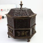 Brass Incense Burner – Traditional Dhoop Burner & Dhup Dhani For Home, Islamic Incense Offering
