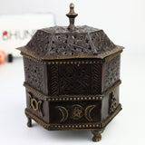 Brass Incense Burner – Traditional Dhoop Burner & Dhup Dhani For Home, Islamic Incense Offering