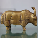 Handcrafted Brass Yak Sculpture