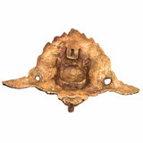 Brass Cheppu Mask Garuda Wall Hanging – Traditional Theyyam Bhoota Kola Face Idol for Home Décor, Pooja & Temple Sculpture,Gold, 7 Inch, 1 Piece