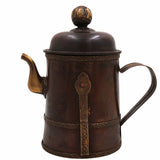 Handcrafted Brass Lota Jug | Vintage Peetal Kalash Surahi | Traditional Indian Pooja Water Pot for Temple & Home Décor,Brown, 9 Inch, 1 Piece