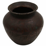 Bhunes Antique Brass Loota, Lota Poja Cambu, Water Loota, Jal Lota, Poja Cambu, Lotiya, Gangajali Stoup,Brown, 4.5 Inch, 1 Piece