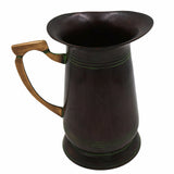 Handcrafted Brass Jug Idol | Peetal Kamandalu Kalash Lota Kumbha Surahi Kudam Pital Jal Patra for Pooja, Decor & Gifting,Brown, 7 Inch, 1 Piece
