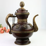 Handcrafted Brass Kettle Idol