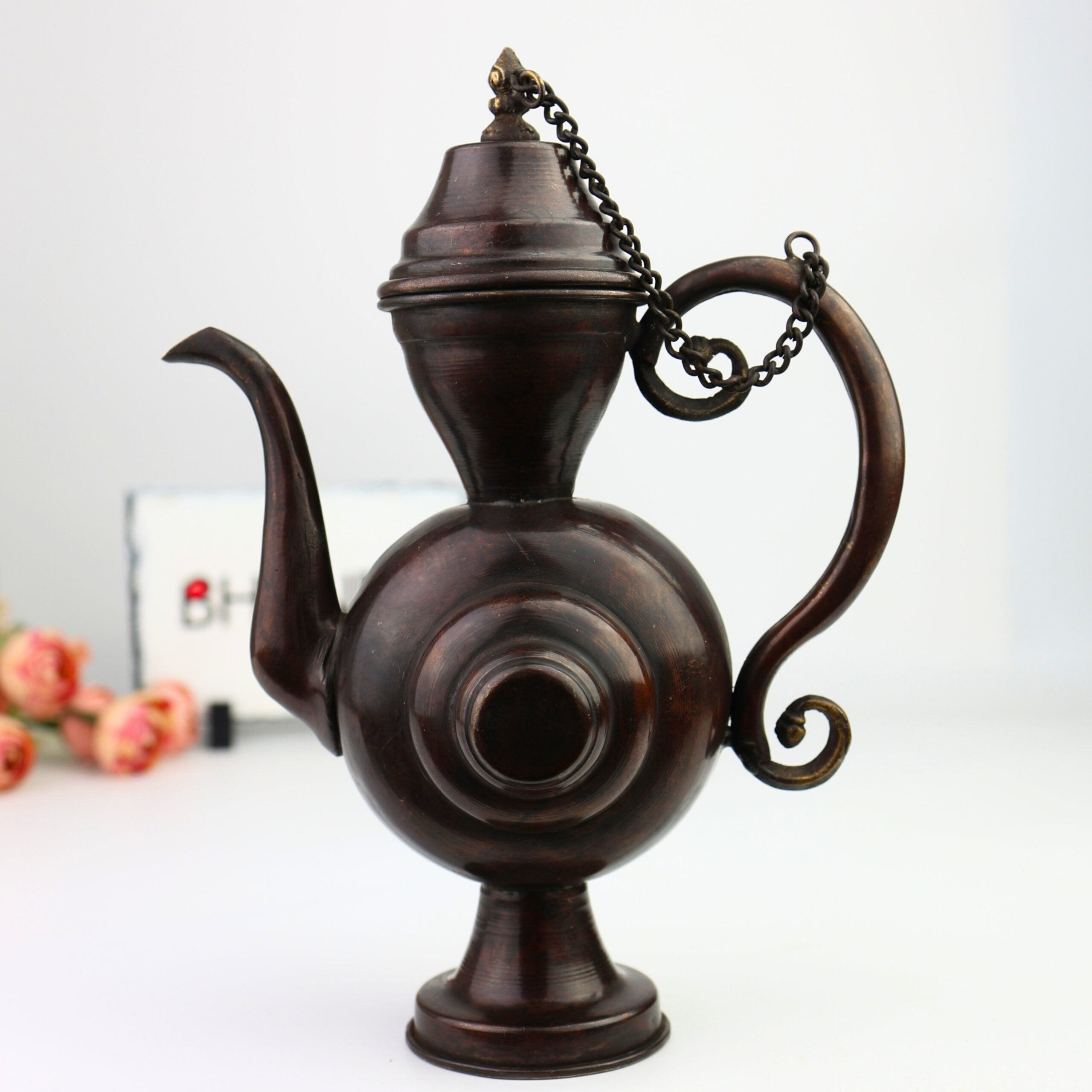 Handcrafted Peetal Brass Kettle