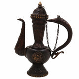 Handcrafted Peetal Brass Kettle Idol – Traditional Indian Pittal Tea Pot for , Decor, & Ethnic Gifts,Brown, 8.5 Inch, 1 Piece