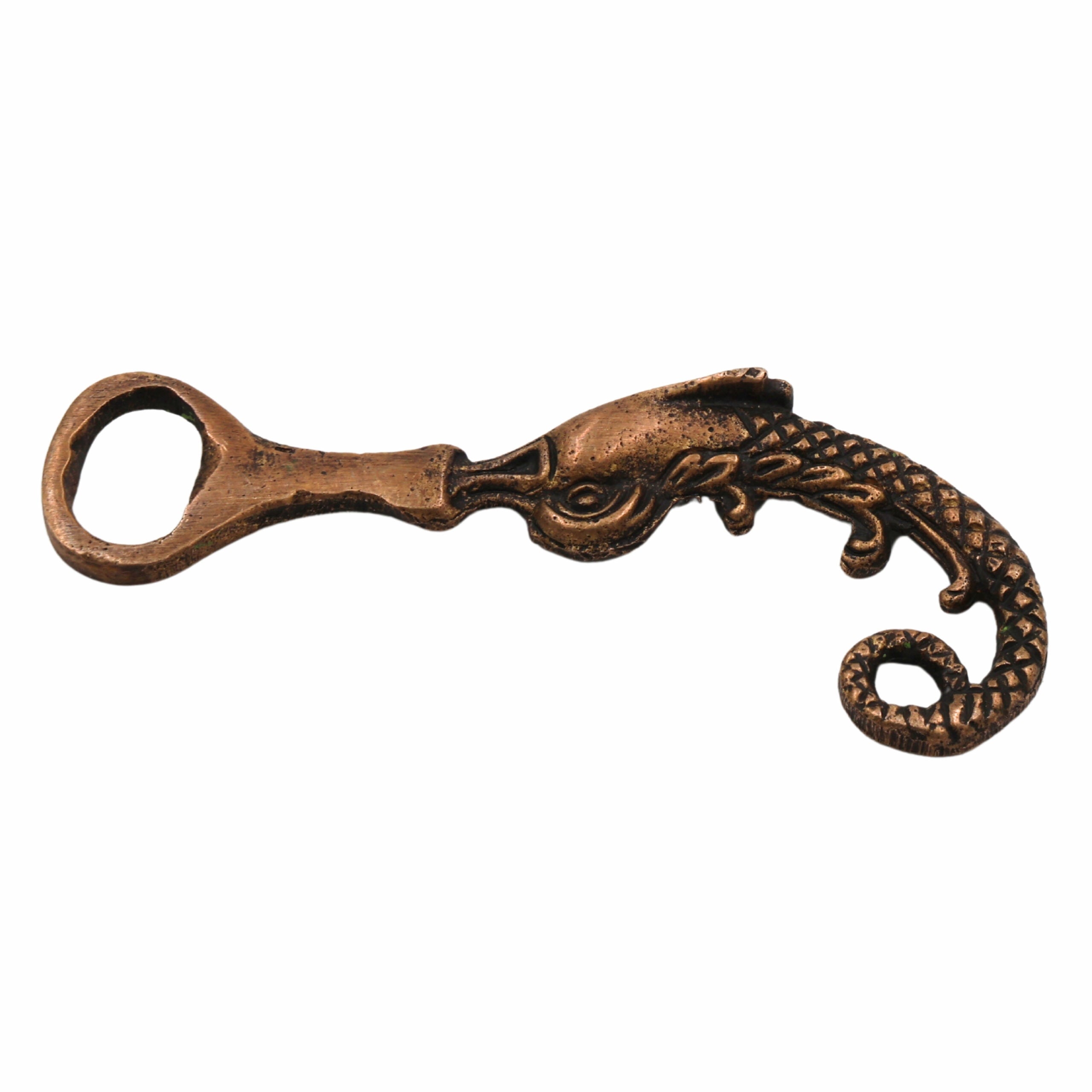 Brass Bastar Art Bottle Opener, Tribal Handmande Opener