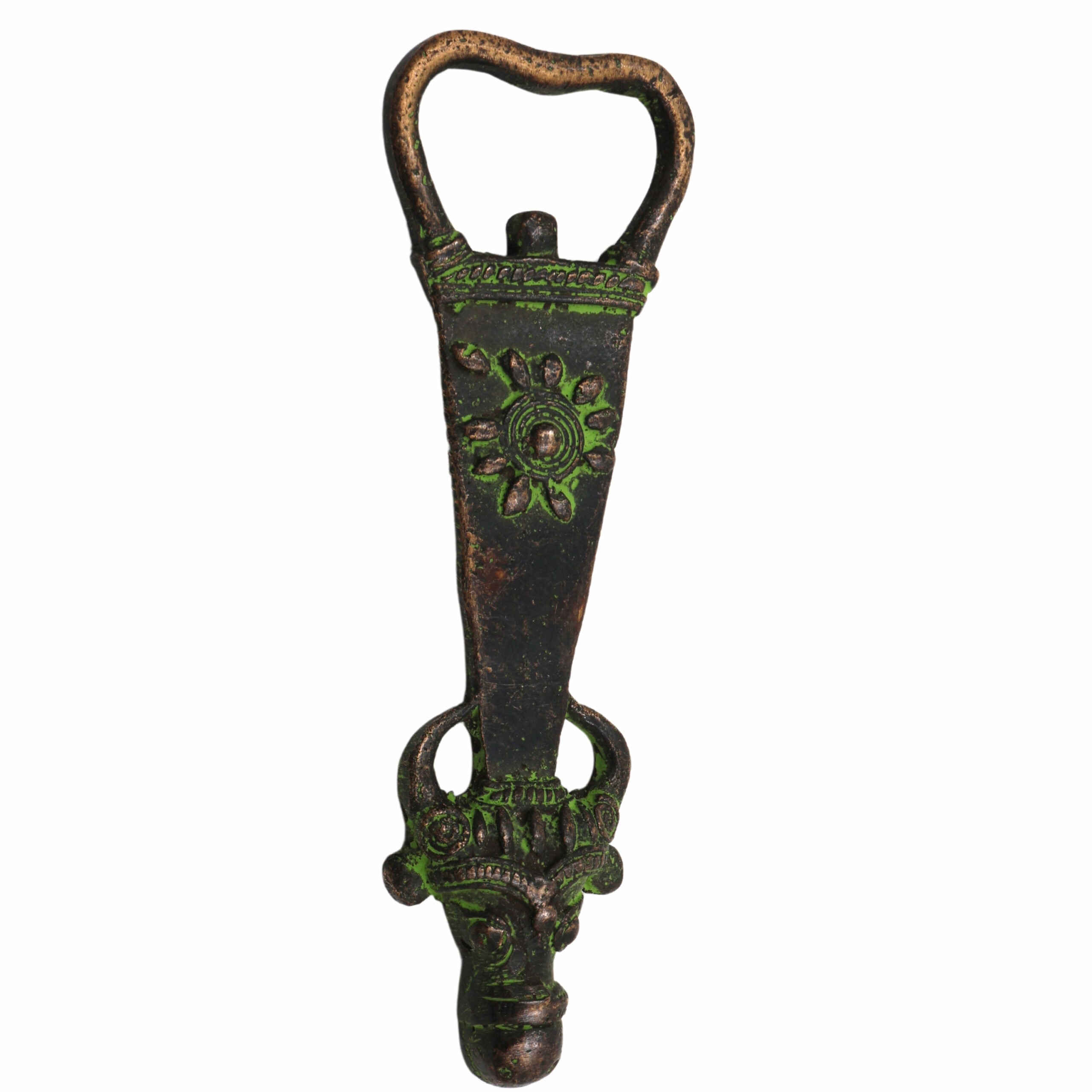 Brass Bastar Art Bottle Opener, Tribal Handmande Opener