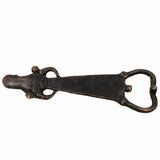 Bhunes Brass Bastar Art Bottle Opener, Tribal Handmande Opener,Green, 5.5 Inch, 1 Piece