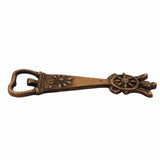 Bhunes Brass Bastar Art Bottle Opener, Tribal Handmande Opener,Green, 6 Inch, 1 Piece
