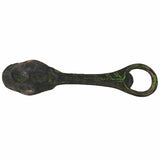 Bhunes Brass Bastar Art Bottle Opener, Tribal Handmande Opener,Green, 5 Inch, 1 Piece