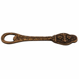 Bhunes Brass Bastar Art Bottle Opener, Tribal Handmande Opener,Gold, 5 Inch, 1 Piece