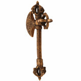 Brass Phurba Vajra Idol, Tibetan Dorje Kila Dagger of Vajrakilaya for Tantric Rituals, Meditation & Protection,Gold, 10 Inch, 1 Piece