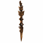 Brass Phurba Tibetan Vajra | Buddhist Ritual Dagger | Dorje Phurbu For Meditation, Tantra & Energy Cleansing