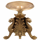 Brass Candle Holder – Vintage Handcrafted Candle Stand For Home Décor & Festive Ambience