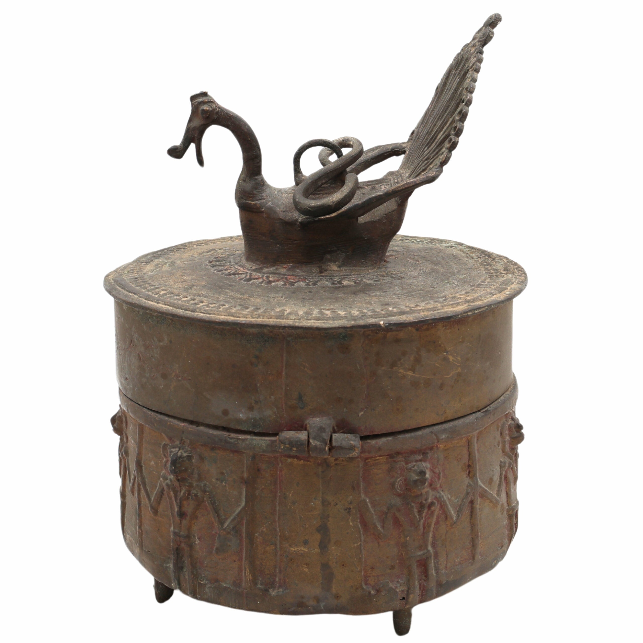 Handcrafted Brass Dogra Box Idol