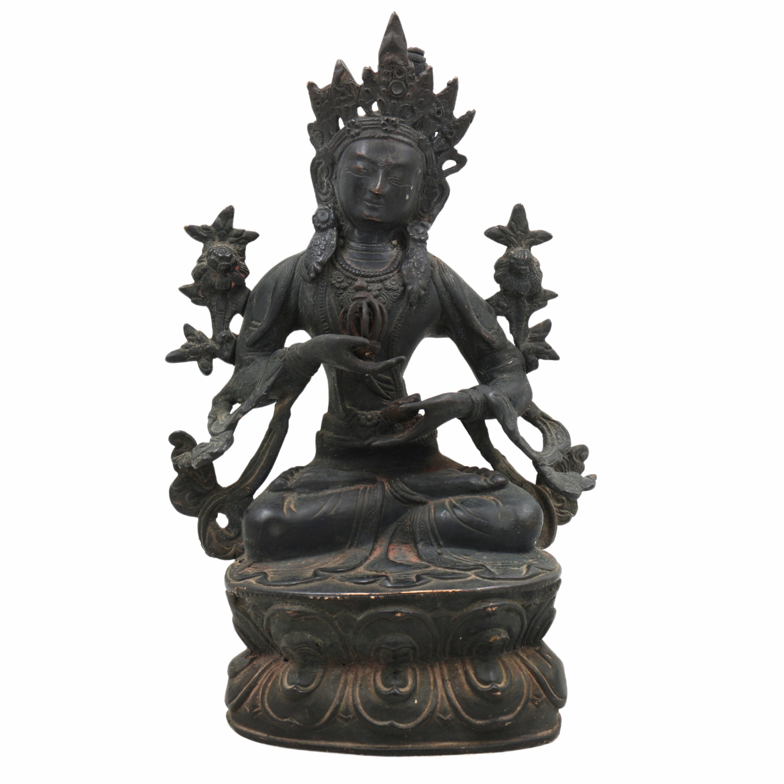 Brass Tara Maa Idol | Mahavidya Ugra Tara Devi Murti | Neela Saraswati Pital Statue for Pooja, Home Temple & Gift