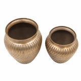 Bhunes Brass Vintage Flower Vase – Handcrafted Decorative Phooldaan For Home & Office Décor,Gold, 4.5 Inch, 1 Piece