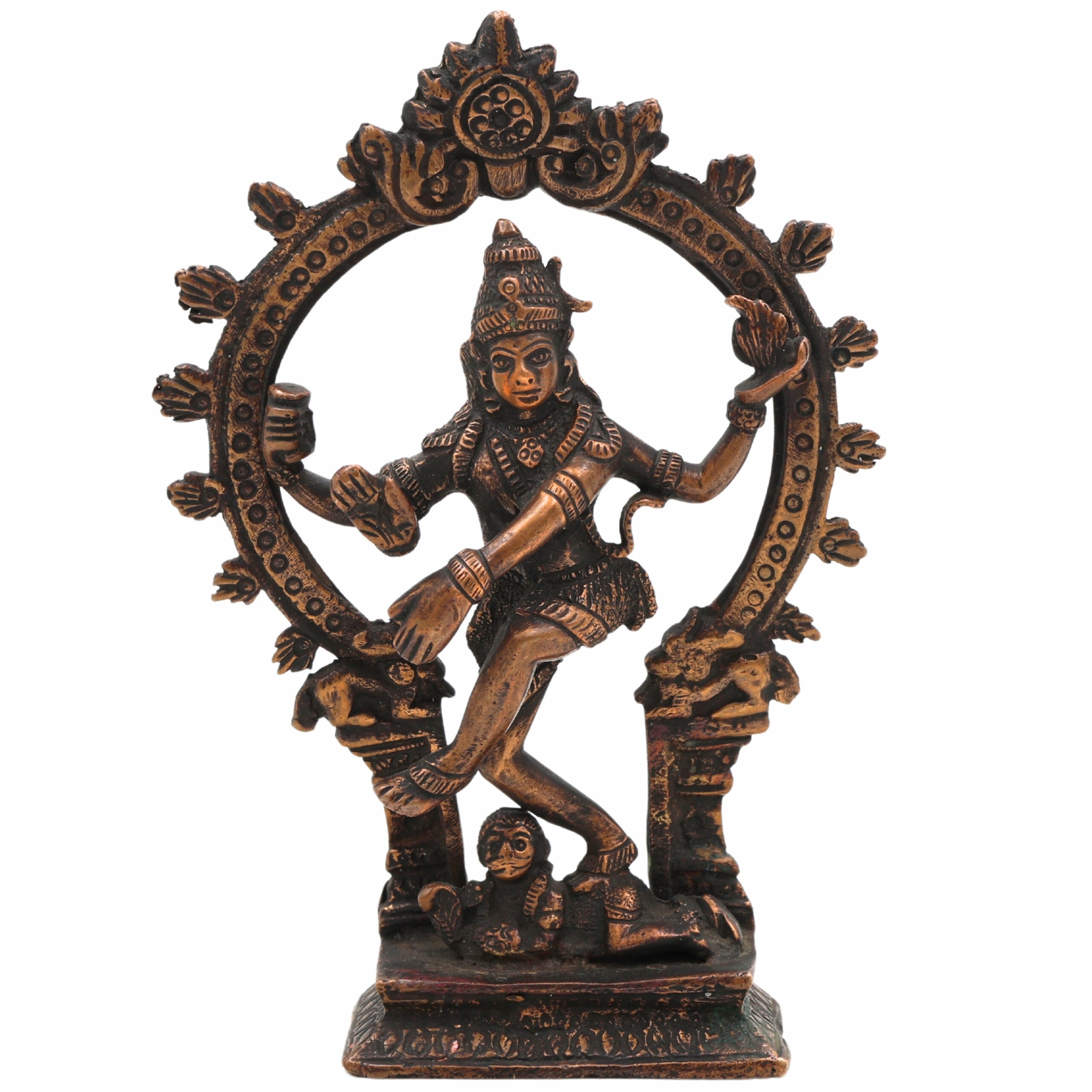 Brass Nataraja Idol – Handcrafted Dancing Shiva Statue For Home, Temple & Spiritual Décor